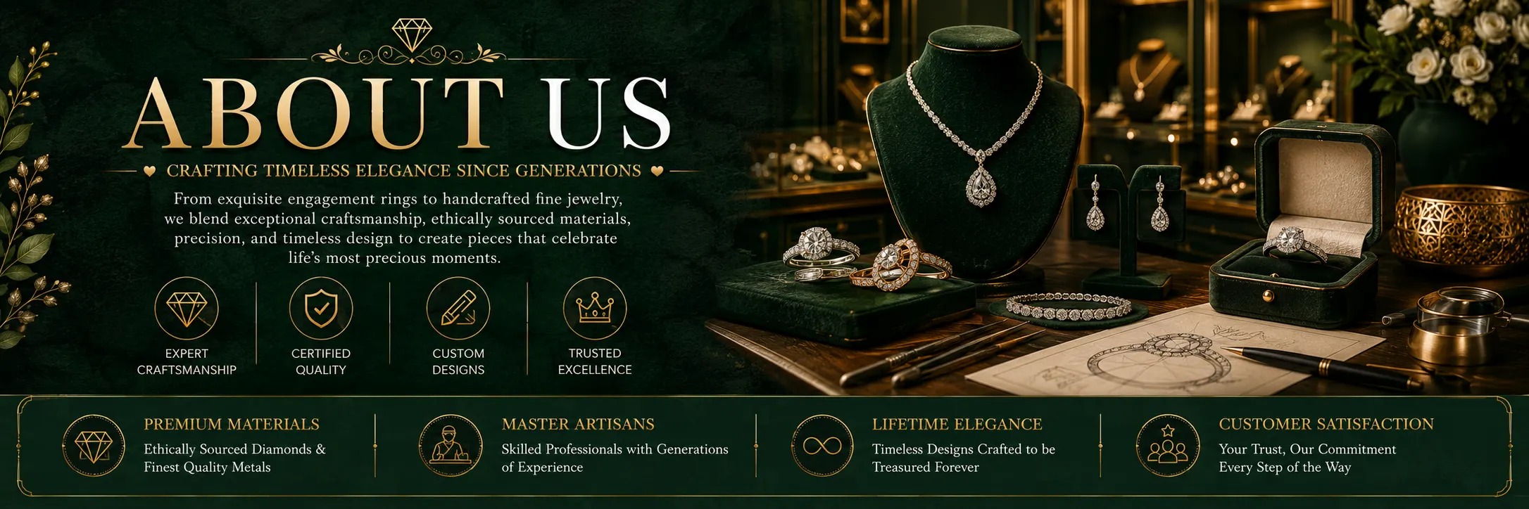 Elegant certified diamond engagement rings, wedding bands, and fine jewelry collection by StuddedBay.