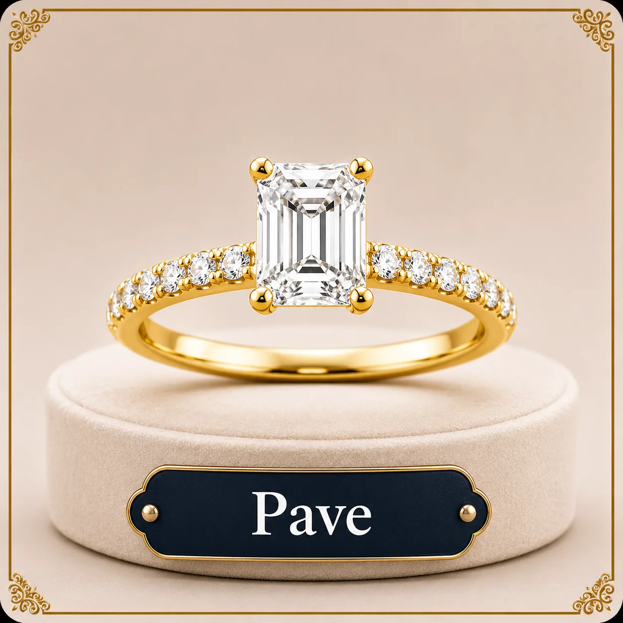 Pave Rings